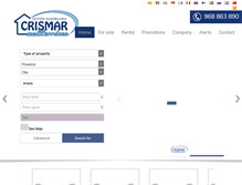 Tablet Screenshot of crismarmediterranea.com